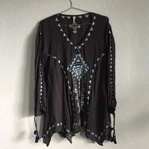 COPY - Free people beaded tunic/swimsuit cover up